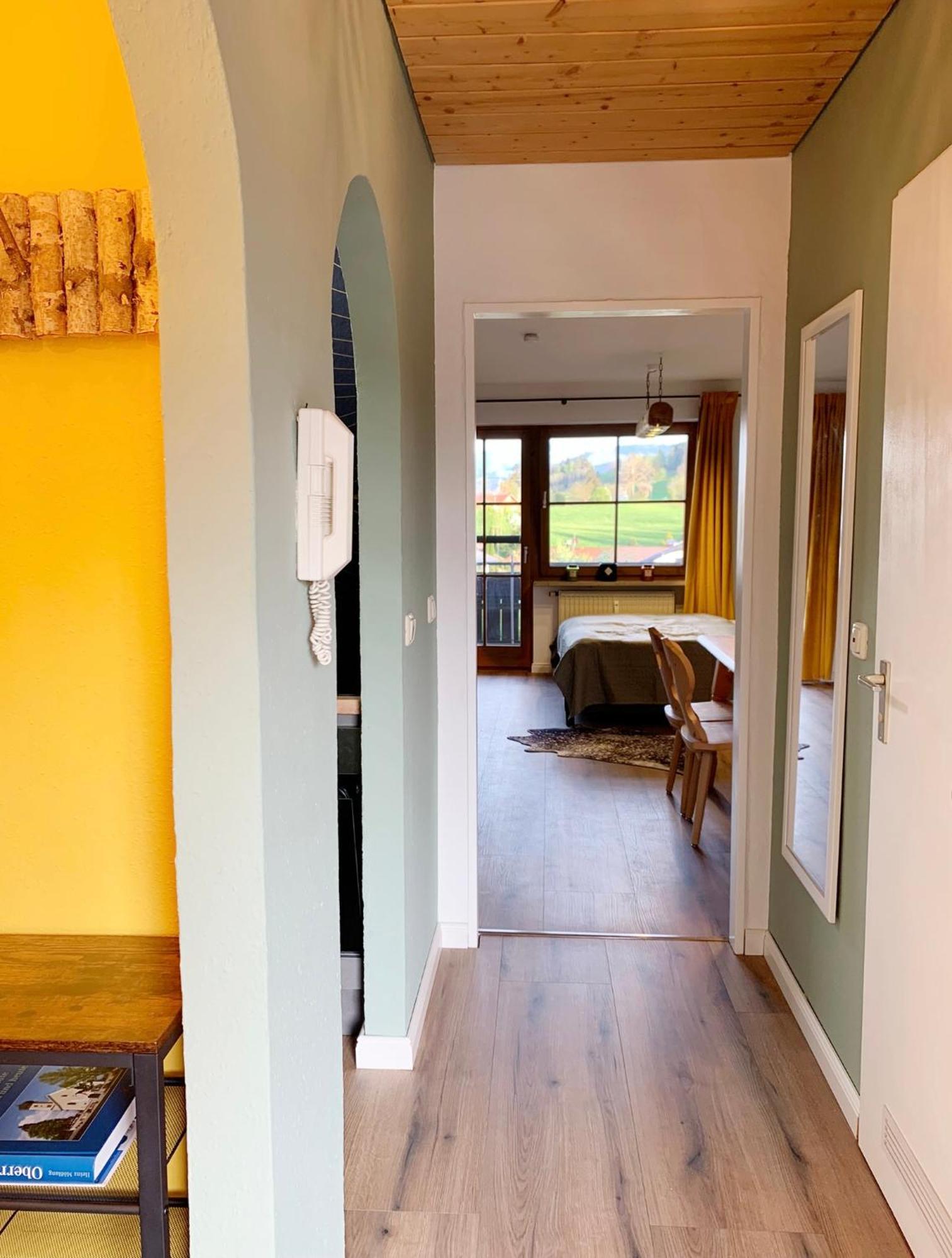 Lindners Hideaways - Bergnest Lodge - Bergblick Fewo 6 Pers Balkon Garten Hund Ski Unterkunft Luftkurort Oberreute Naehe Buchenegger Wasserfaelle Eistobel Bodensee Eksteriør bilde