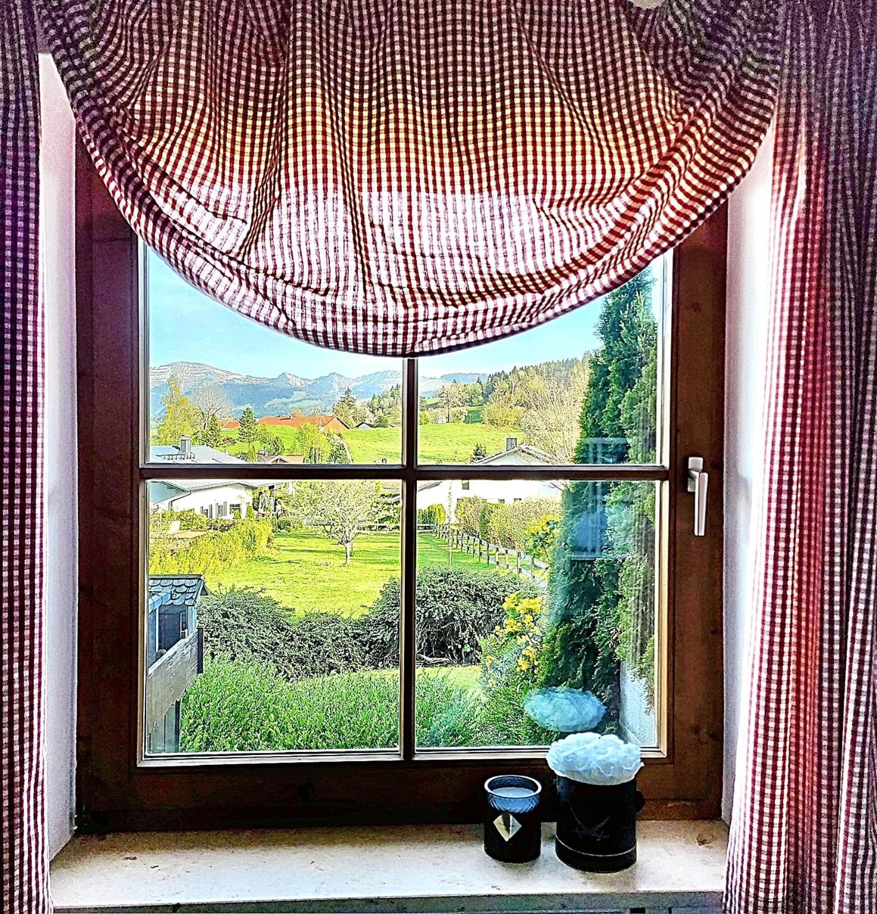 Lindners Hideaways - Bergnest Lodge - Bergblick Fewo 6 Pers Balkon Garten Hund Ski Unterkunft Luftkurort Oberreute Naehe Buchenegger Wasserfaelle Eistobel Bodensee Eksteriør bilde